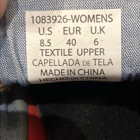 Levi’s Blue Denim Slip On Lace Up Sneaker Shoes Size 8.5 - Picture 11 of 14